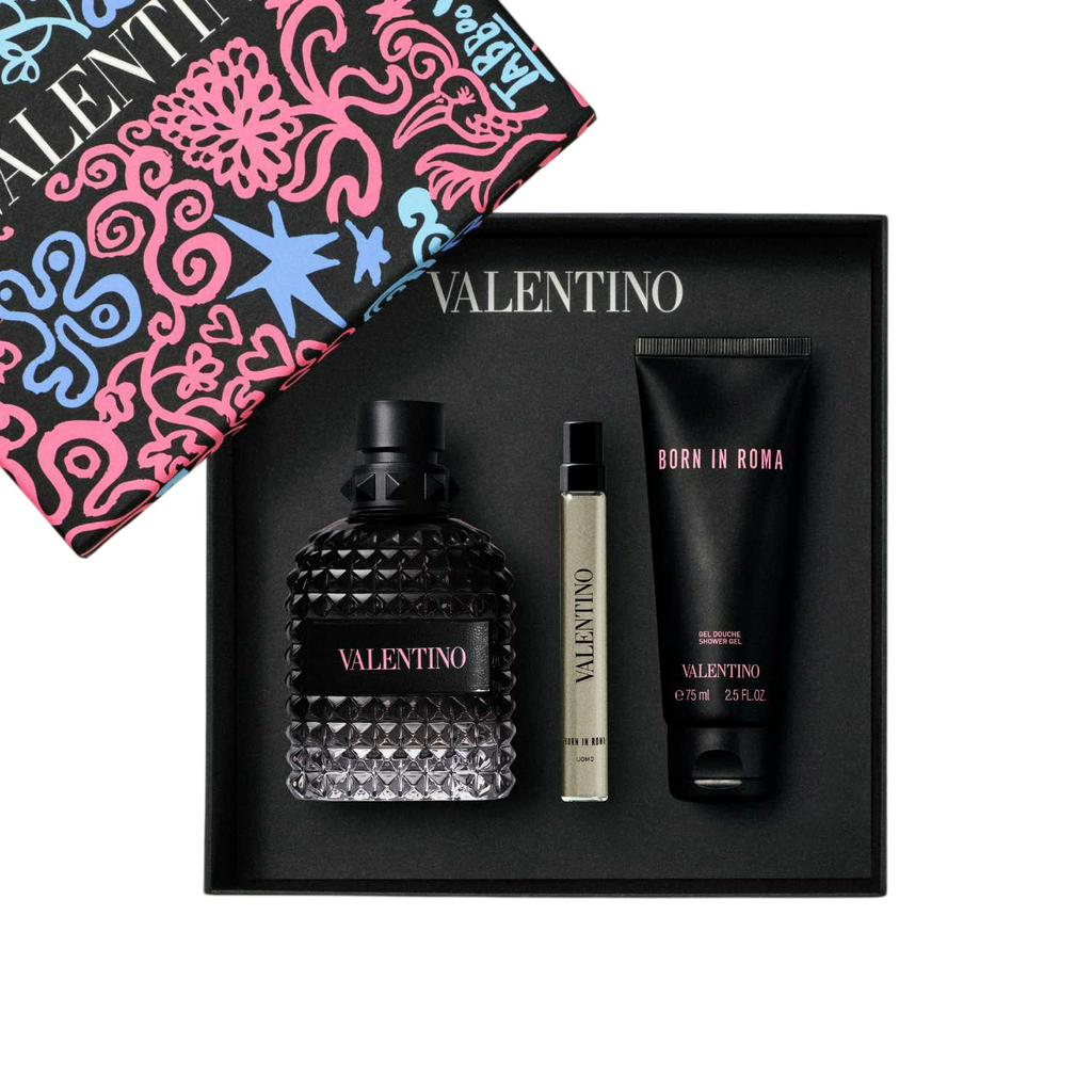 Valentino Born In Roma Uomo – Coffret Cadeau Eau de Toilette Boisée Aromatique