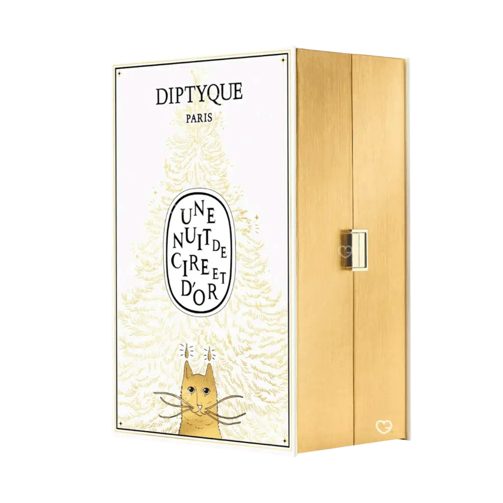 Calendrier de l’Avent Diptyque 2025 – Une Nuit de Cire et d’Or